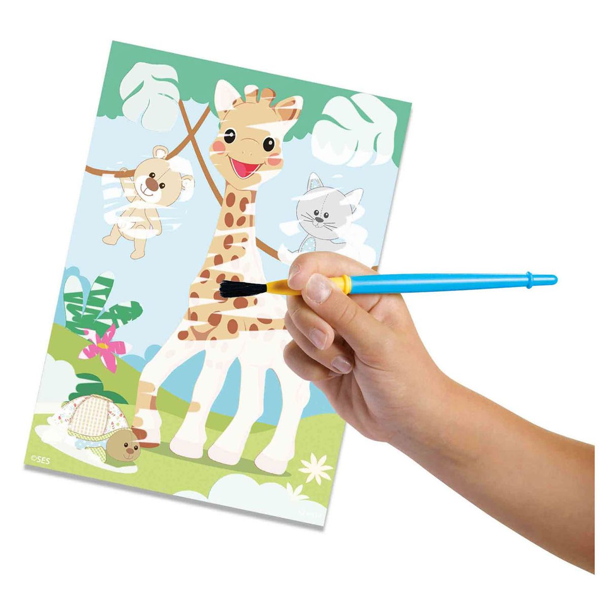 Ses mi primer sophie la girafe - colores con agua