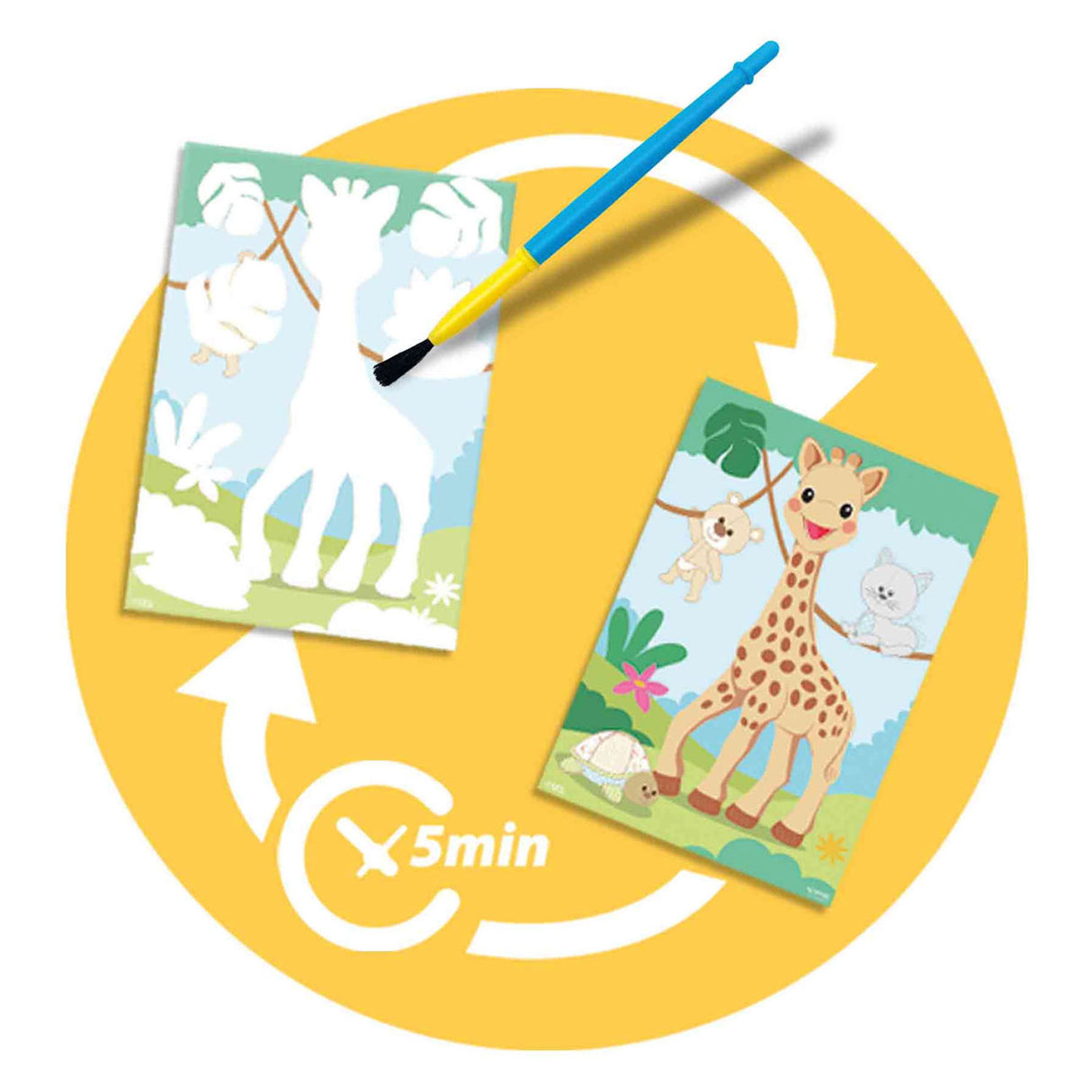 Ses mi primer sophie la girafe - colores con agua