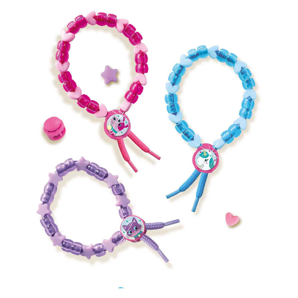 Six beaded bracelets