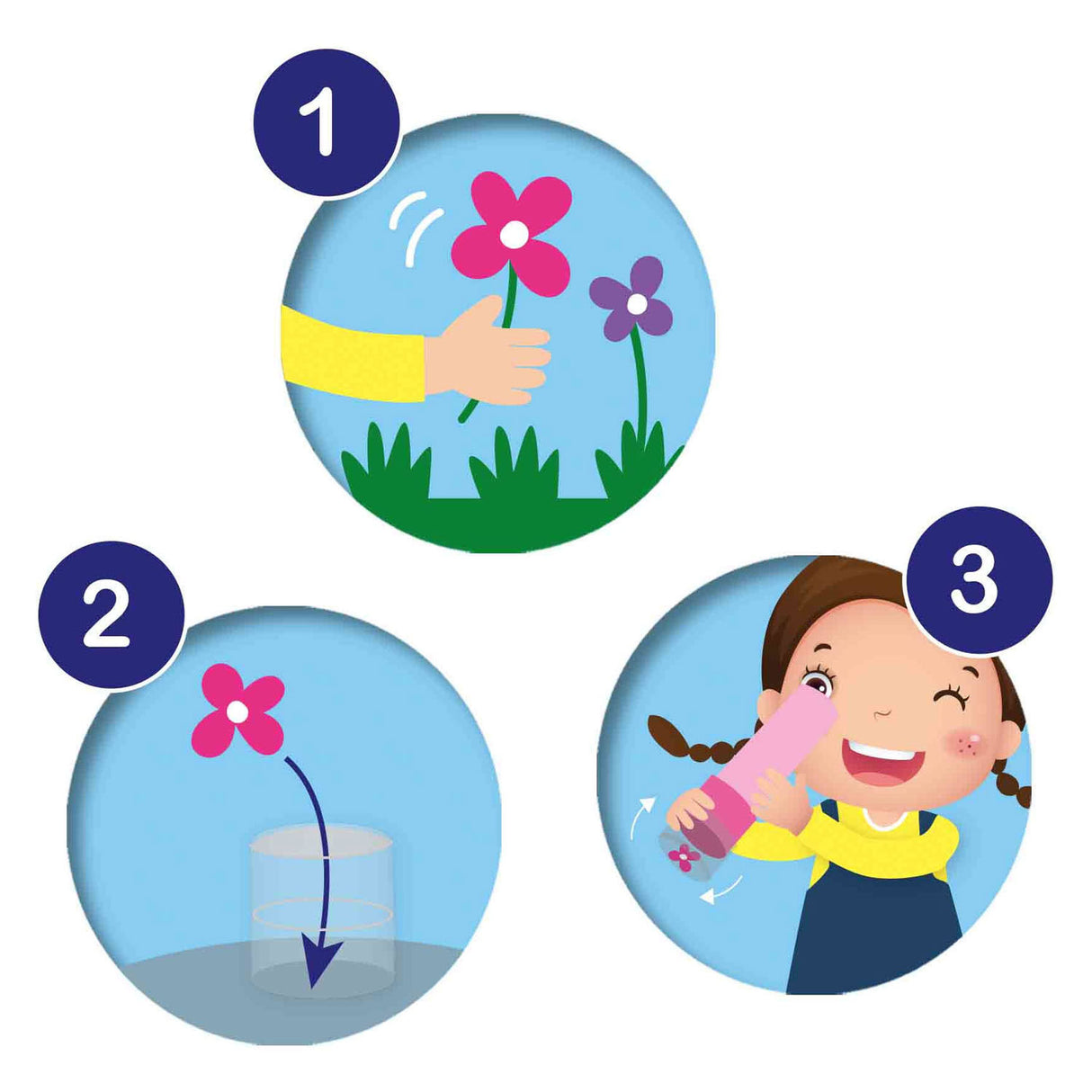 Ses vind en vult kaleidoscoop