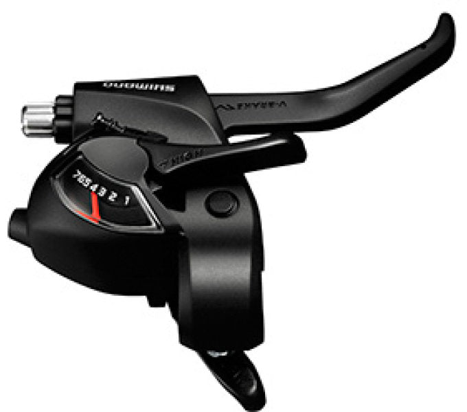 Shimano Versteller (til venstre) med bremsespak 3-trinns turnering St-EF41 Black