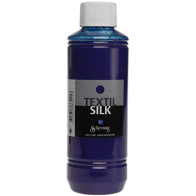 Schjerning zijdeverf es silk, royal blue, 250 ml 1 bottle