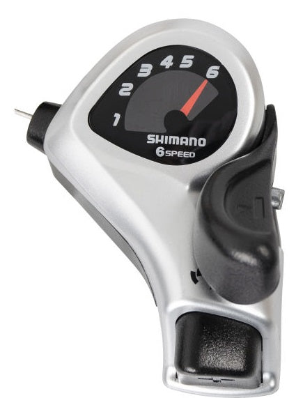Shimano shifter right 6 speed st-tx50 - black silver