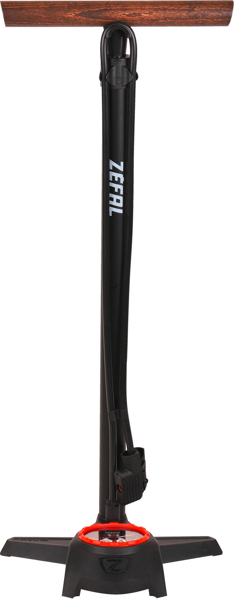 Zefal zéfal hogedruk pomp profil max fp60 floor pump zéfal profil max fp 60 black red