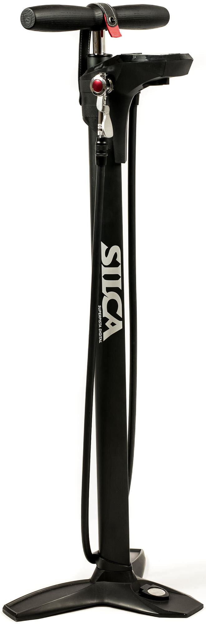 Silca high pressure pump superpista digital floor pump super pista digital black