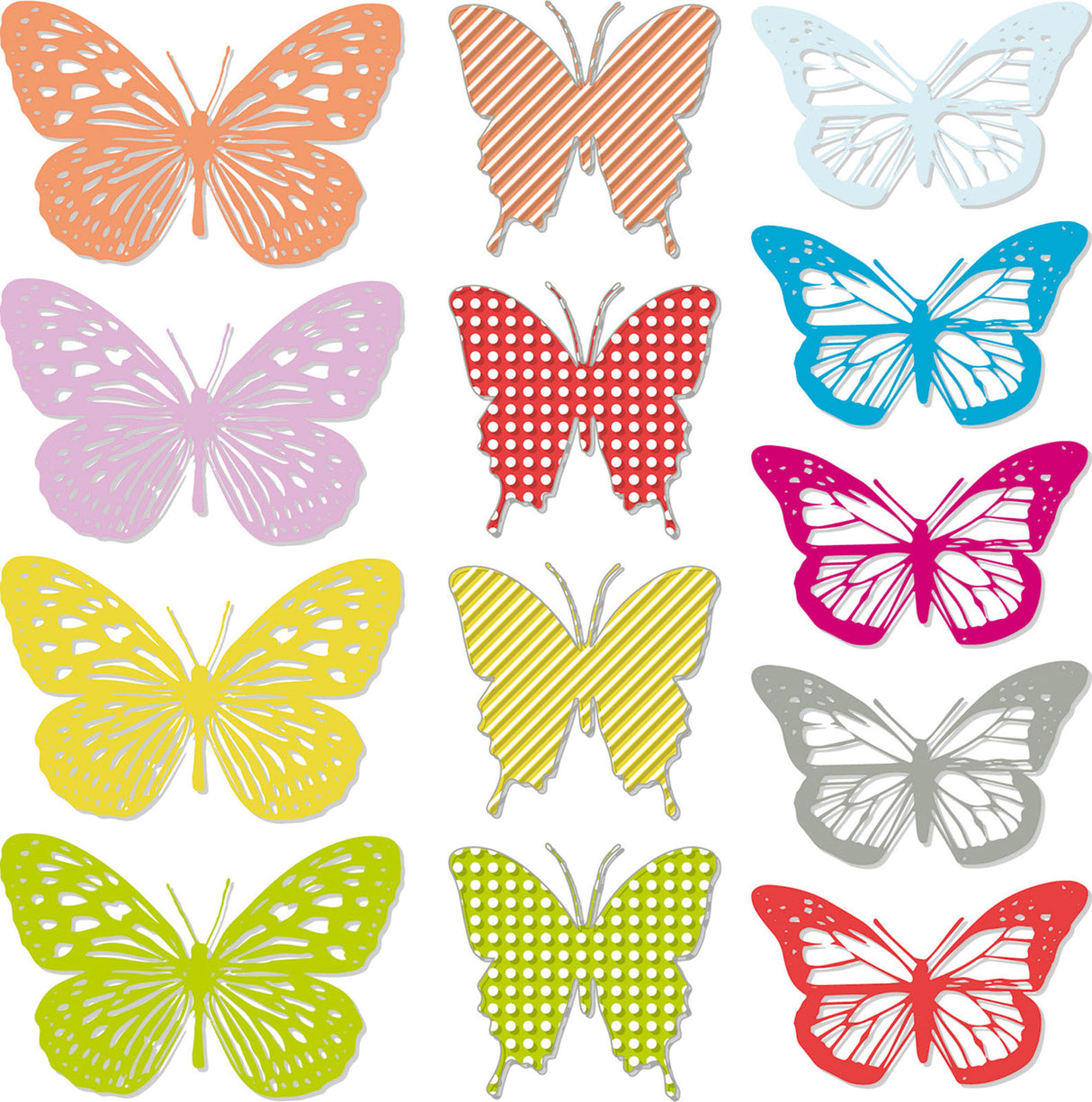 American crafts • embellishments lemonlush acetate shapes butterfly