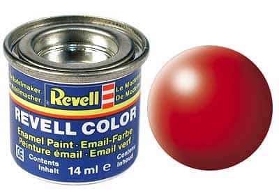Revell Paint for Model Building Nummer 332 leuchtend rote Stille Matte