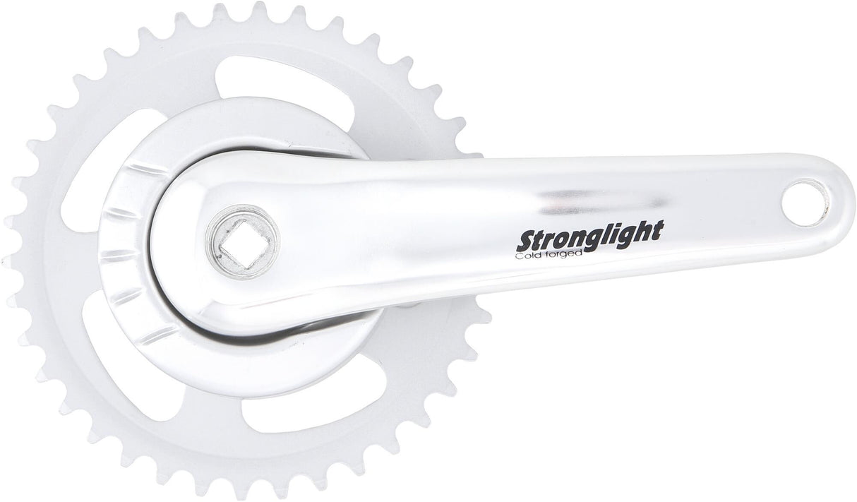Stronglight crankstel twin crankset stronl. twin 38t 170mm sil.