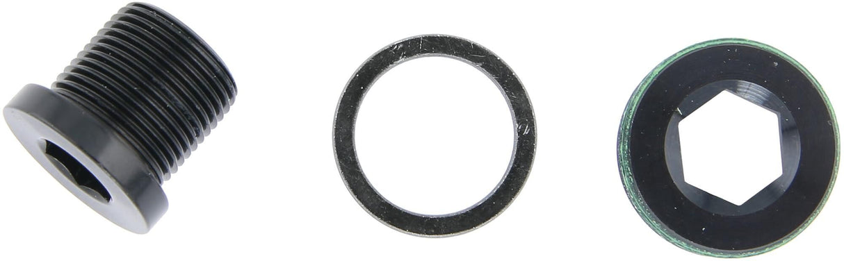 Truvativ crank bolt crank bolt m15, f.gxp, aluminum, black