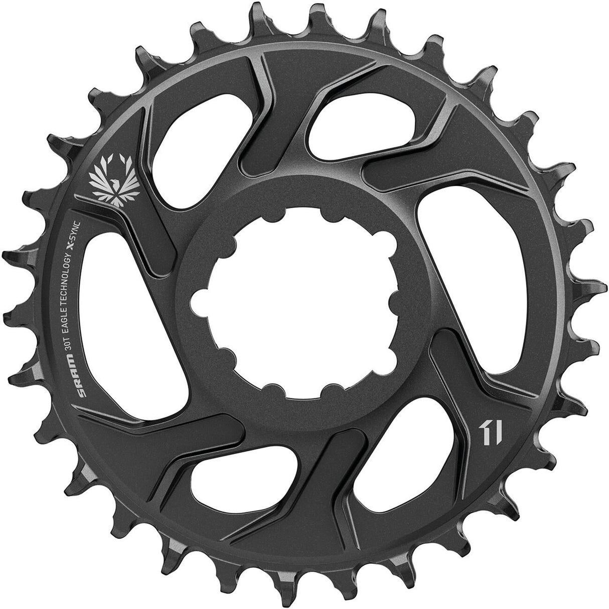 Sram chainring x-sync 2 chain ring x-sync 2 dir.mount alu 30t black