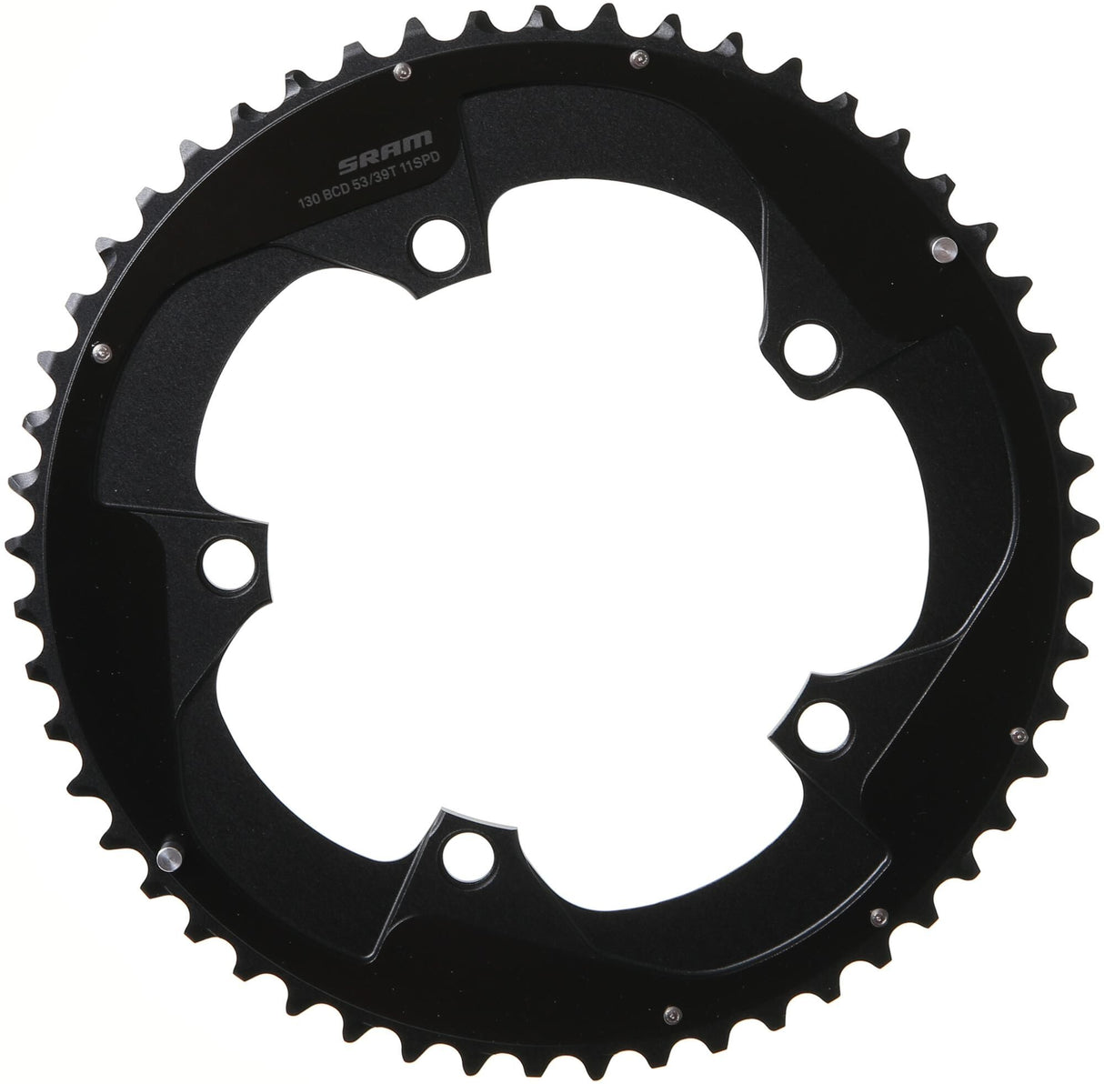 Sram chainring road double chain ring roaddoub. 53t aluminum f. red black
