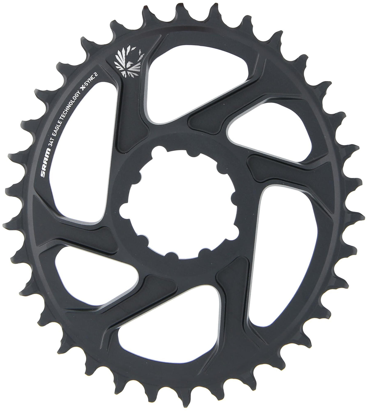 Sram chainring x-sync 2 oval chain ring x-sync 2 oval alu, 34t.