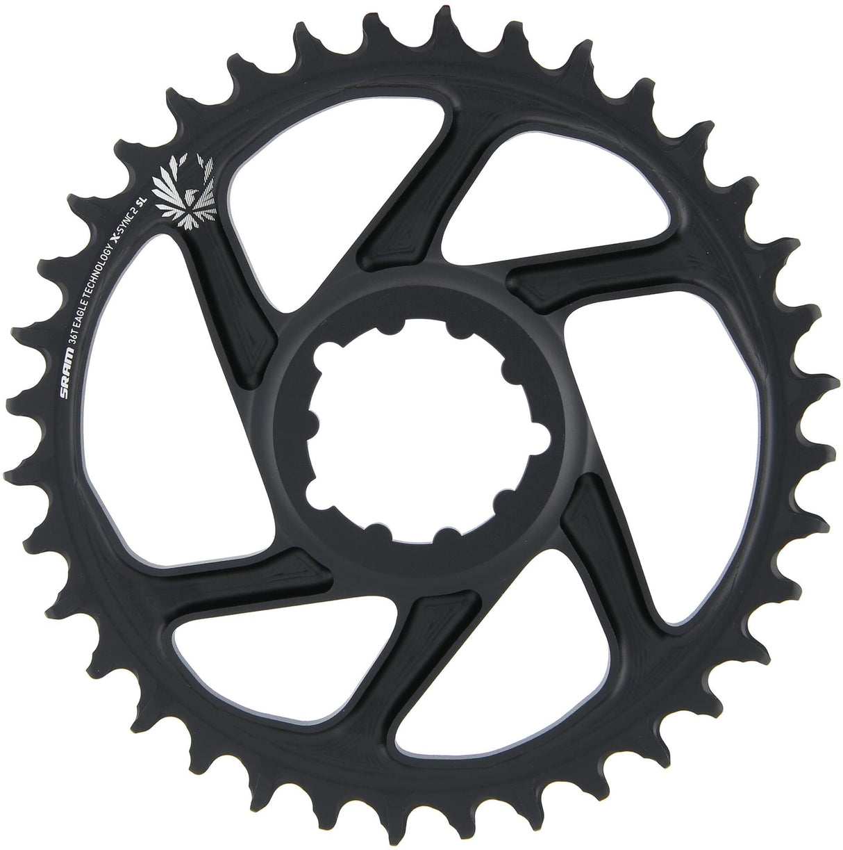 Sram chainring x-sync2 sl chain ring x-sync2 sl 36 teeth alu black