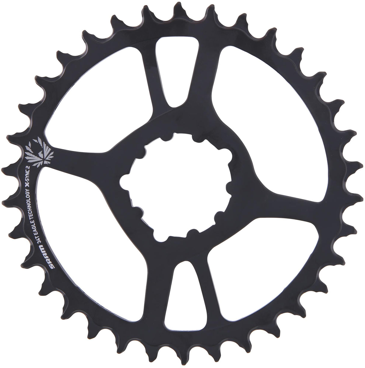 Sram kettingblad x-sync 2 chain ring x-sync2 34 teeth steel black