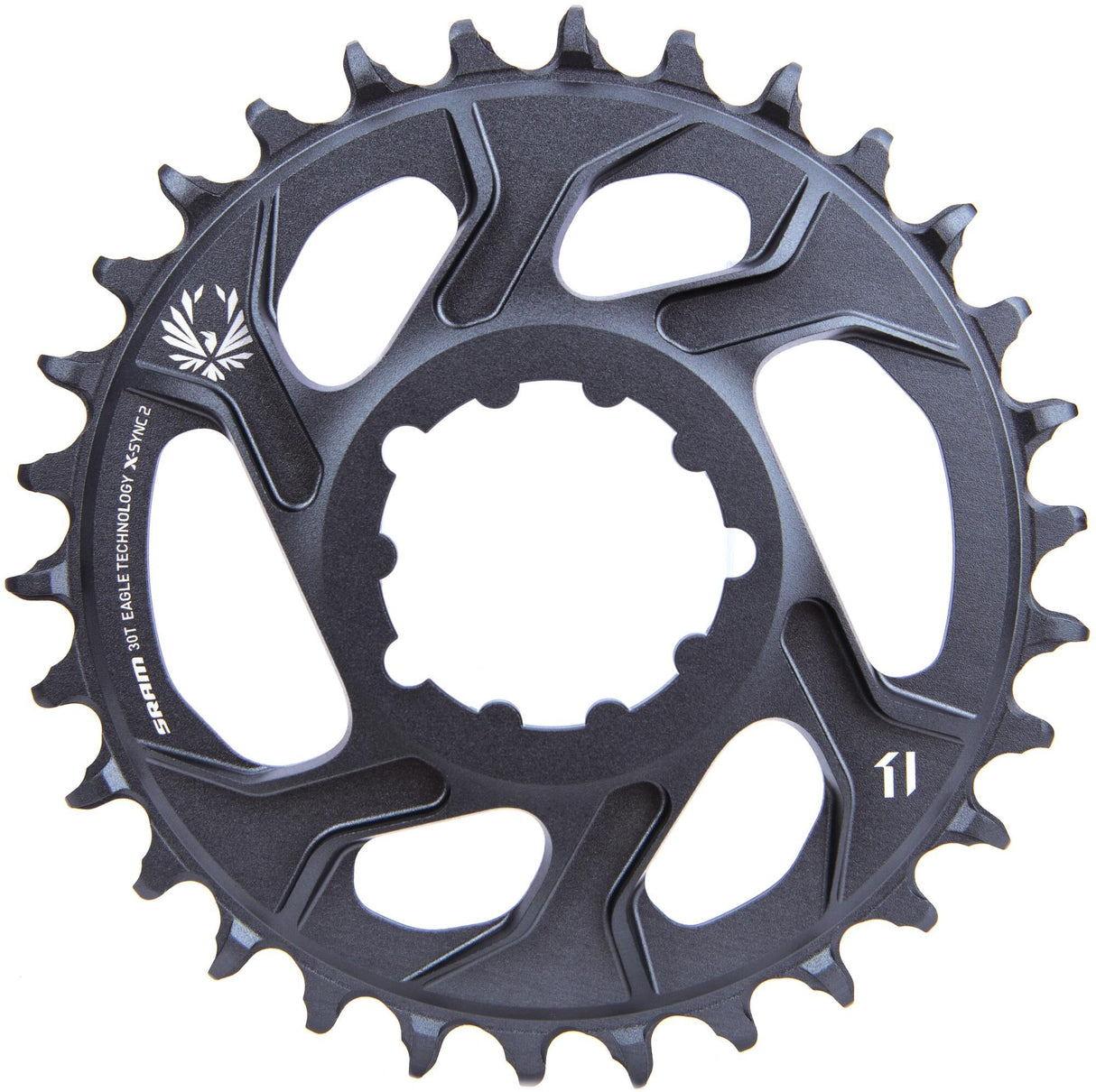 Sram chainring x-sync2 sl chain ring x-sync2 sl 30t. aluminum lunar gray