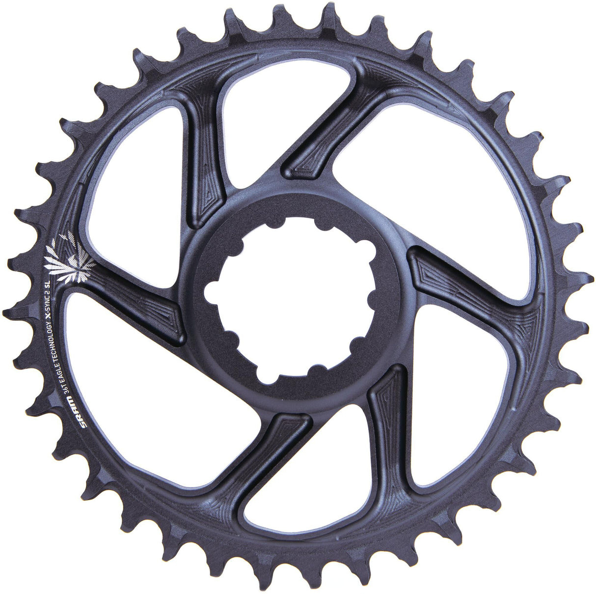 Sram chainring x-sync2 sl chain ring x-sync2 sl 36t. aluminum lunar gray