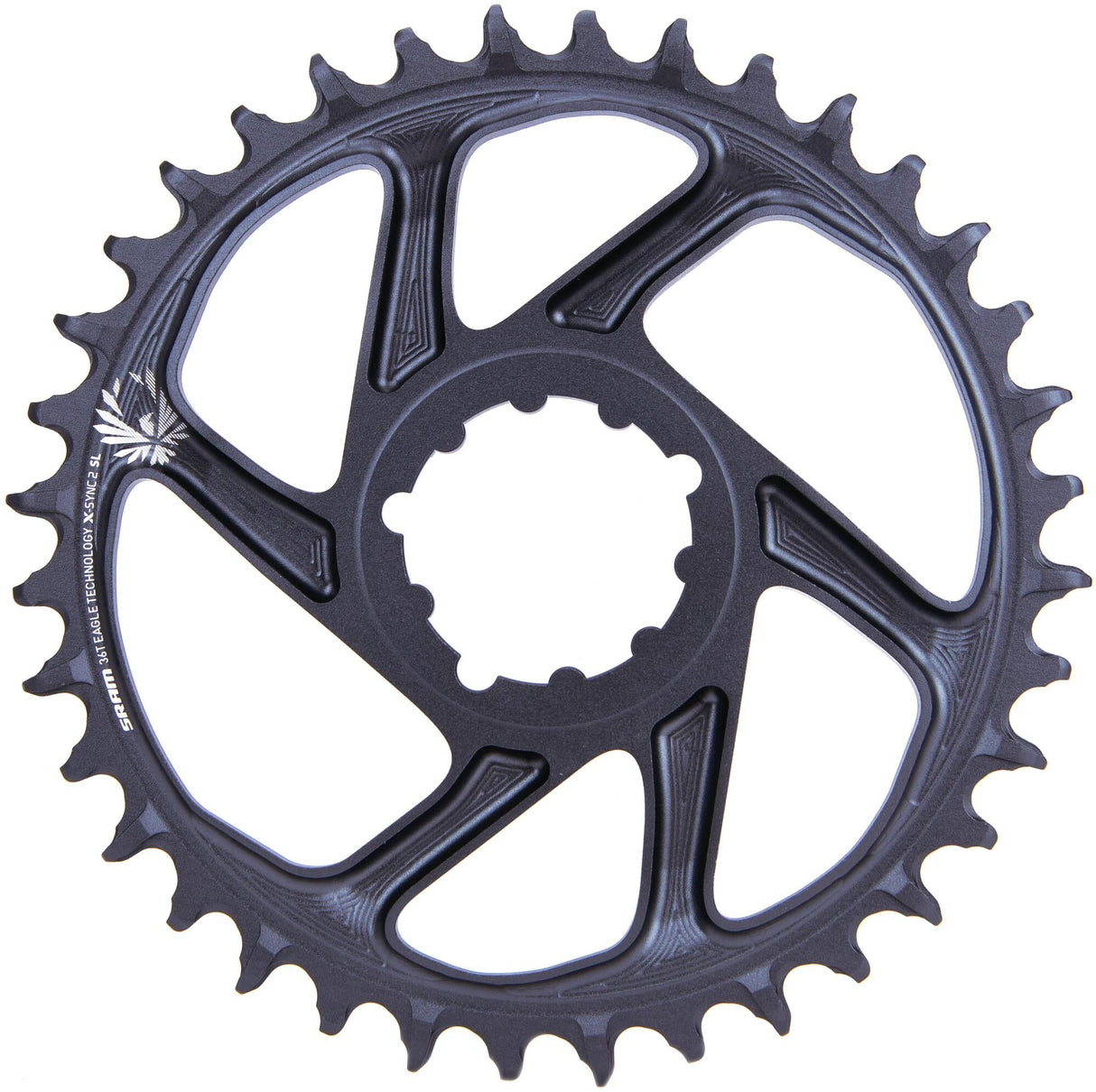 Sram chainring x-sync2 sl chain ring x-sync2 sl 36t. aluminum lunar gray