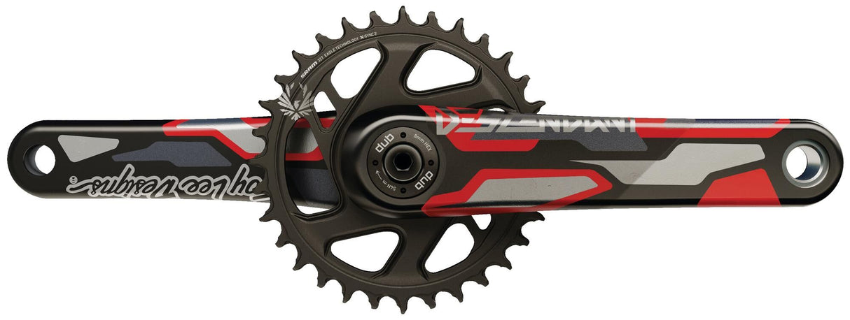 Truvativ crankset descendant troy lee design eagle dh crankset truv.desc.troy lee de.eagle dh dub73 32t