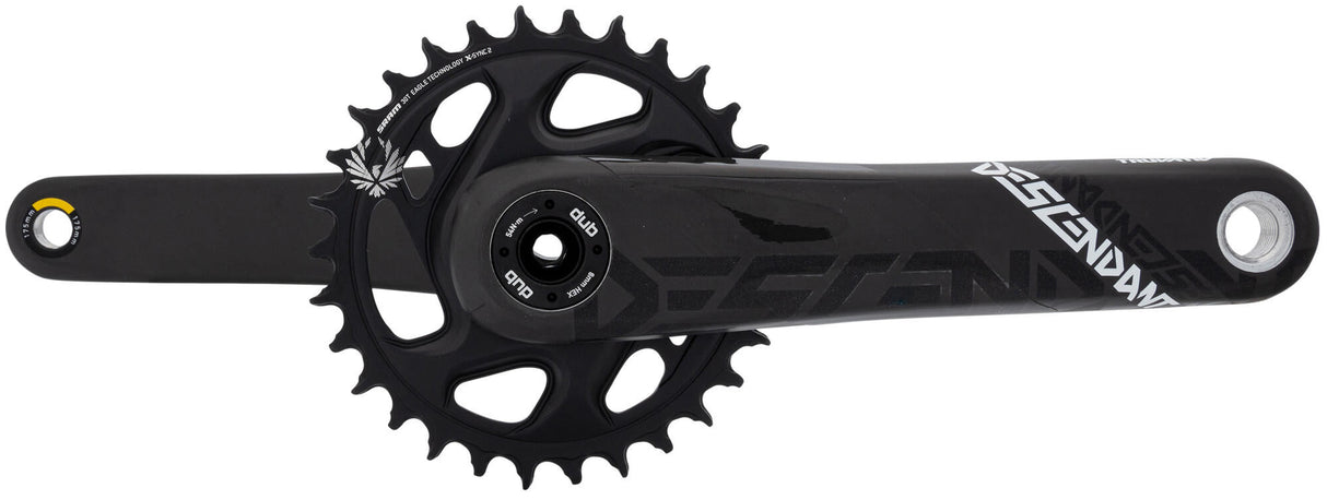 Truvativ crankset descendant carbon eagle crankset descend. carbon eagle 30t 175mm