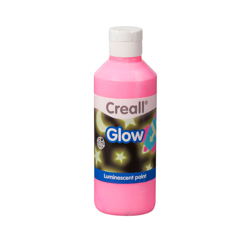 Creall Glow dans la peinture foncée rose, 250 ml