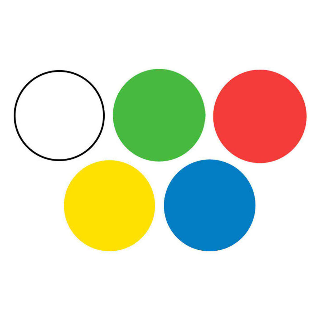 Creall Suppersoft Clay 5 couleurs, 1750gr.