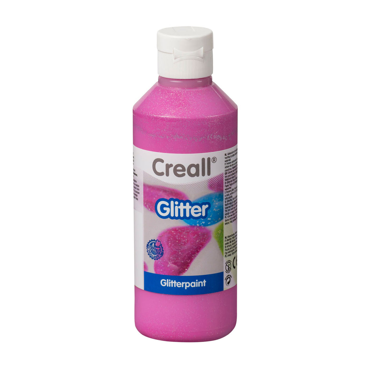 Creall Glitter Paint Pink, 250 ml