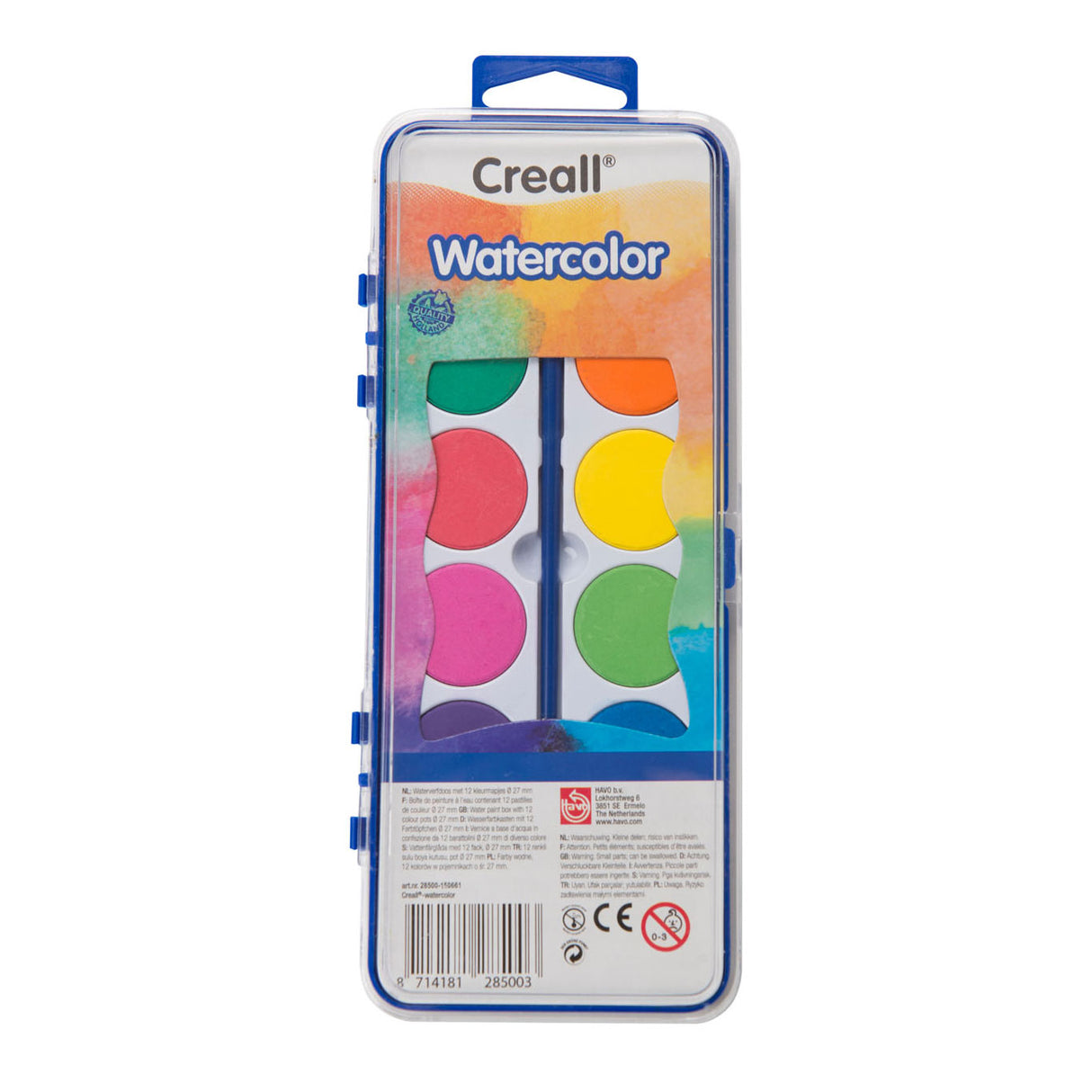 Creall watercolor set, 12 pcs.