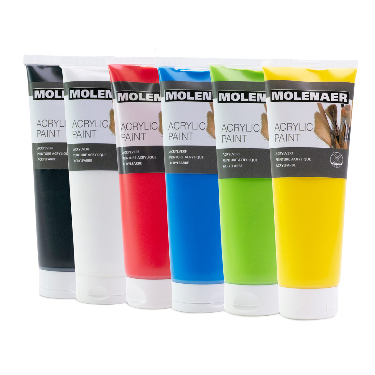 Molenaer Acrylic Paint, 6x250ml