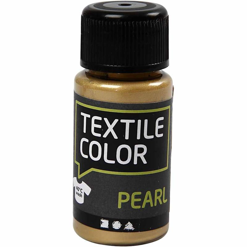 Creativ Company Textile Color opaque textile paint - gold pearl, 50ml