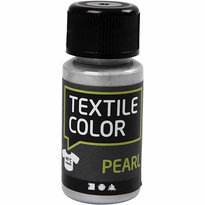 Creativ Company Textile Color opaque textile paint - silver pearl, 50ml