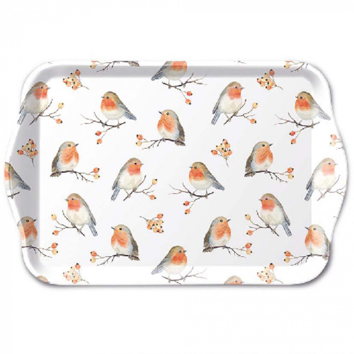 Ambiente tray robin family 13x21cm