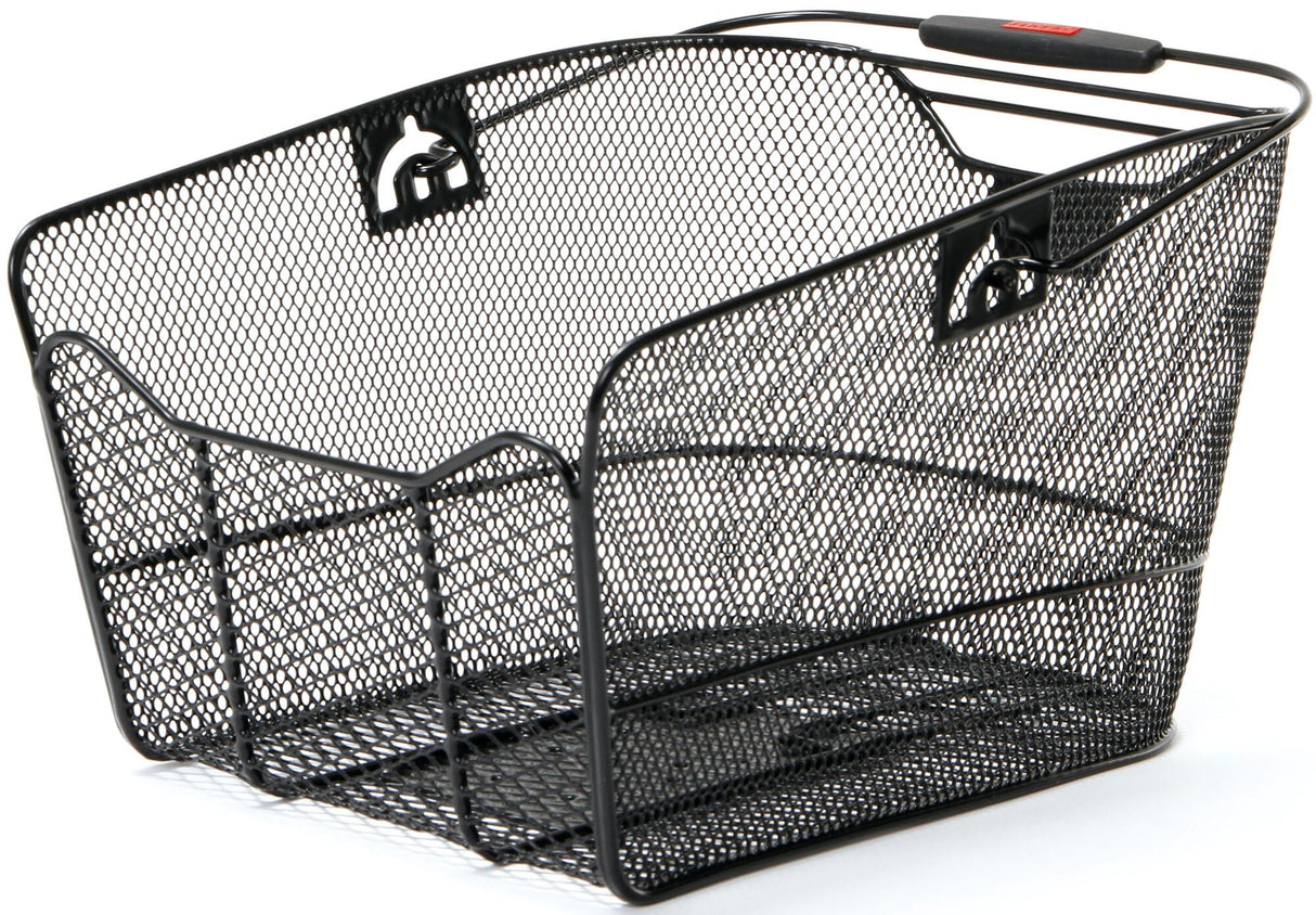 Rixen kaul bicycle basket, on the back of city max rear basket rk city max steel