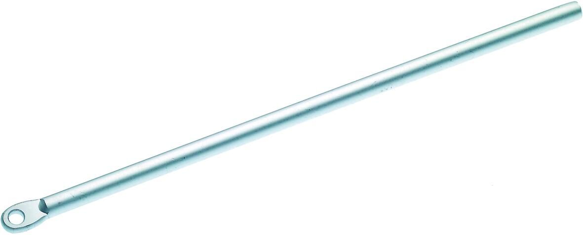 Tubus luggage carrier mounting bar roundstay straight 240mm silver