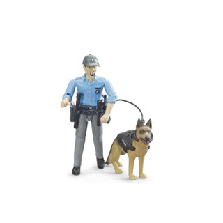 Brother figure police with dog b world