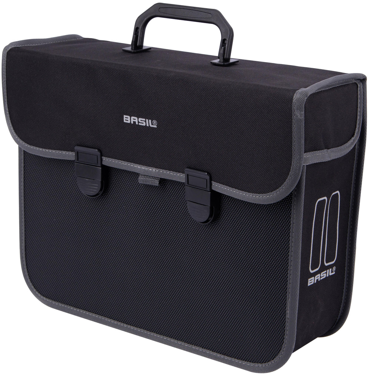 Basil Malaga Fietstas Zwart 13L