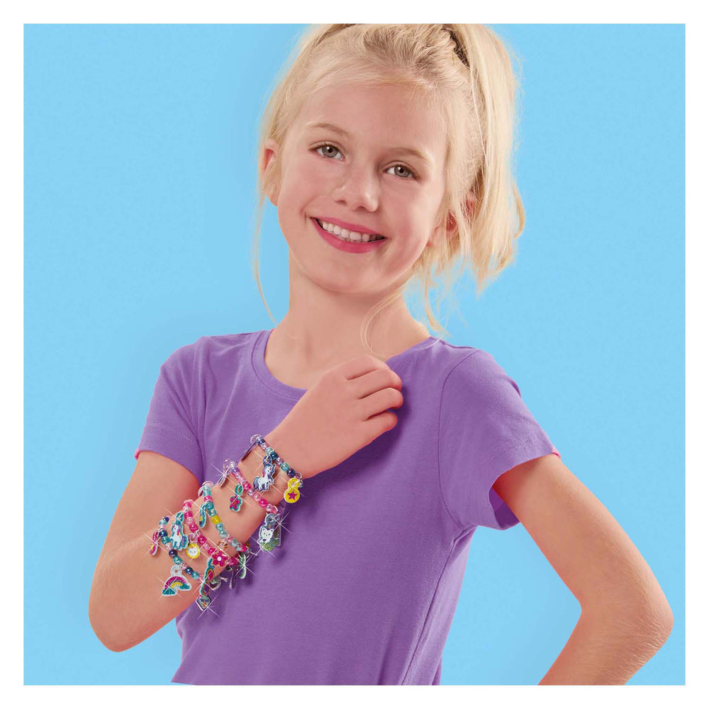 Ses puffy glitter sticker bracelets