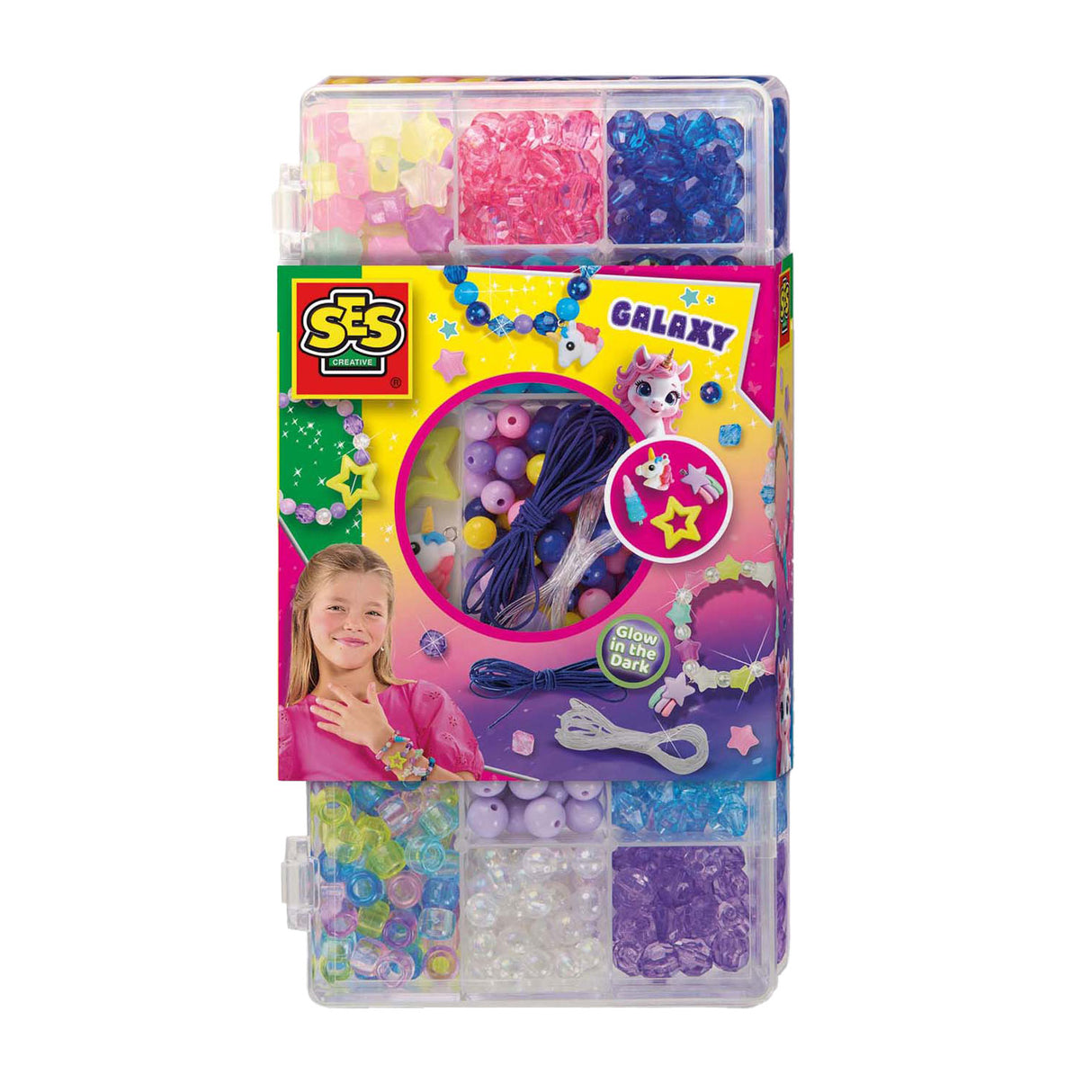 Комплект мъниста за бижута Ses galaxy