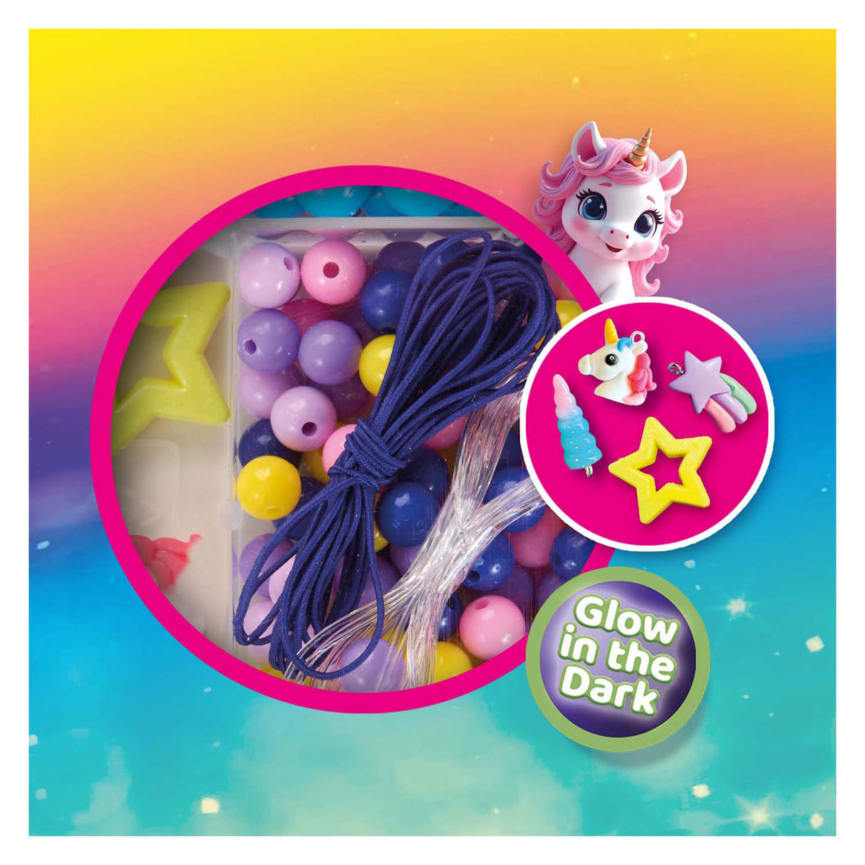 Комплект мъниста за бижута Ses galaxy