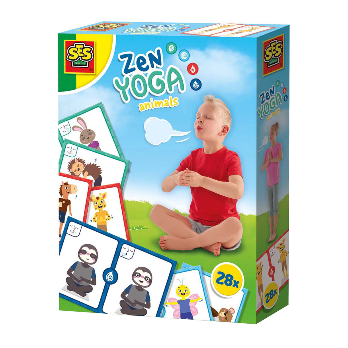 Ses zen jooga eläimet, 28 osaa.