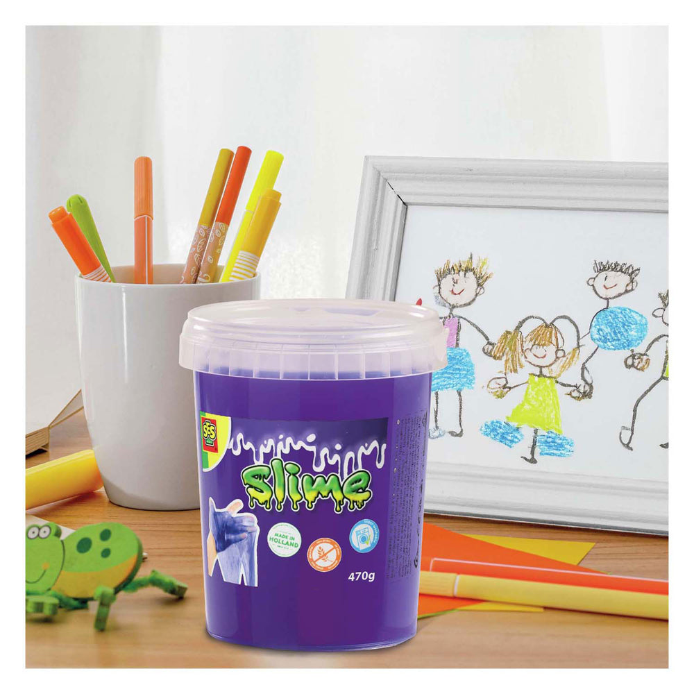 Ses slime - purple glitter 470g