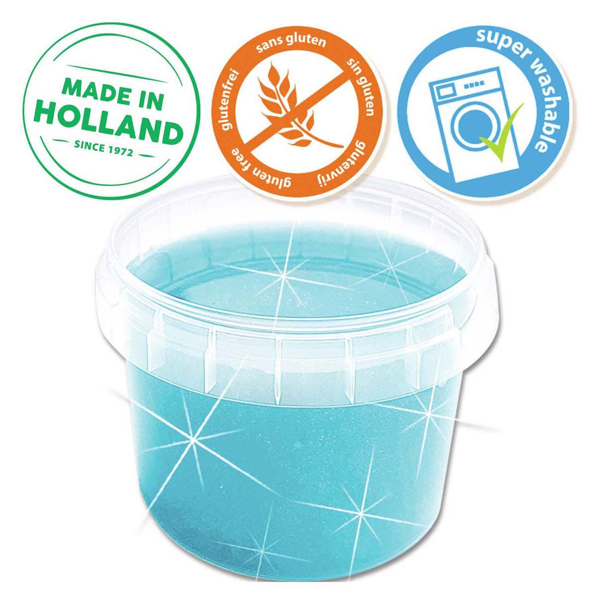 Ses slime - blue glitter 140g