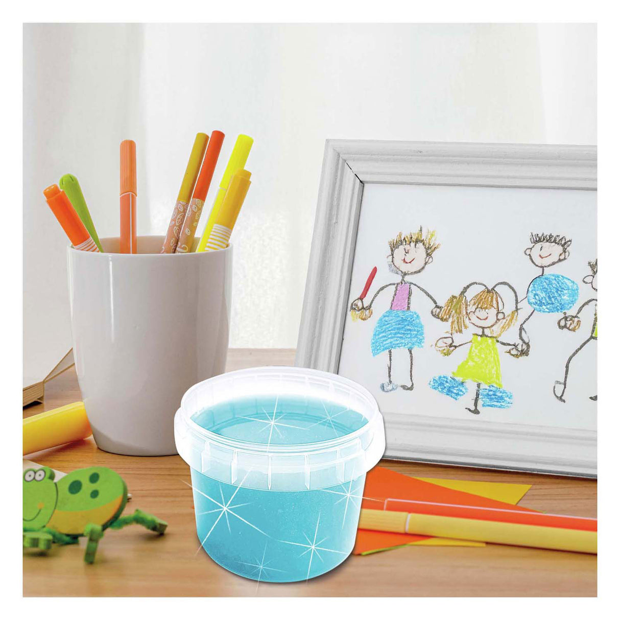 Ses slime - blue glitter 140g