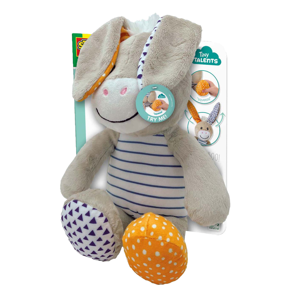 Играчка за гушкане Ses peek-a-boo - магаренце