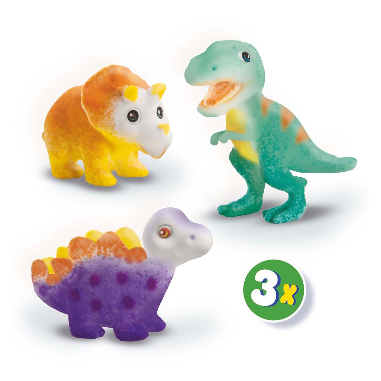 Ses blow airbrush pens - dinosaurs, 3 pcs.