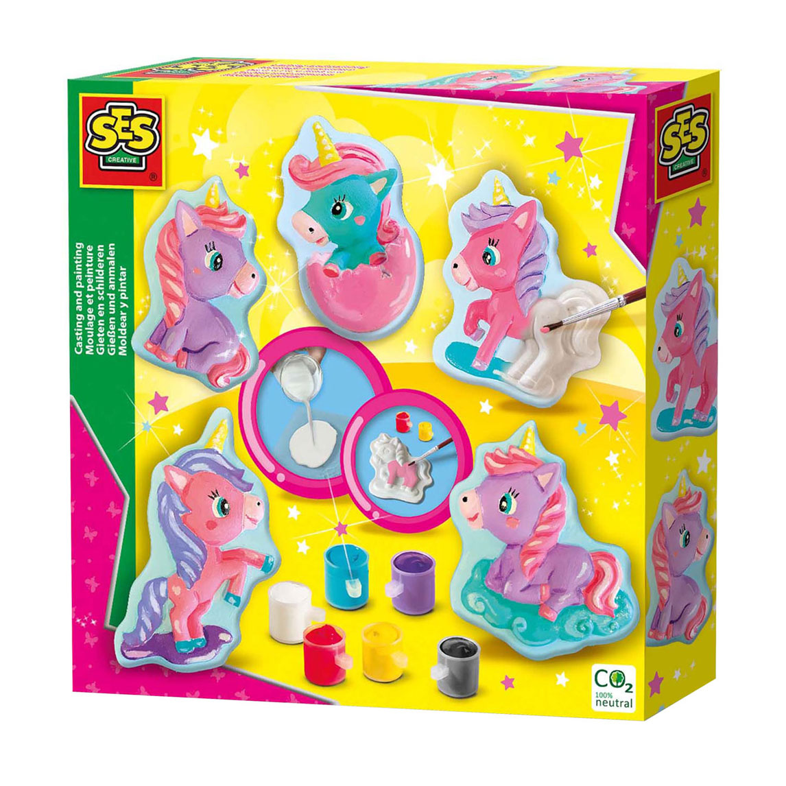 Ses lisovanie a maľovanie mláďat jednorožcov