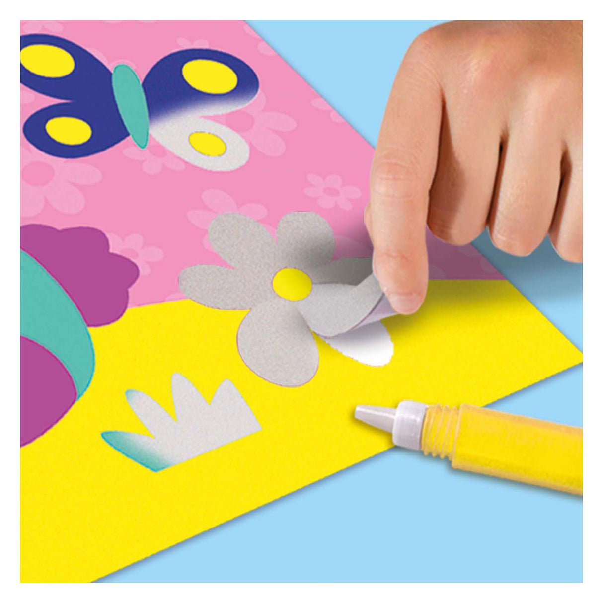 Arte de arena de color SES - Animales del bosque