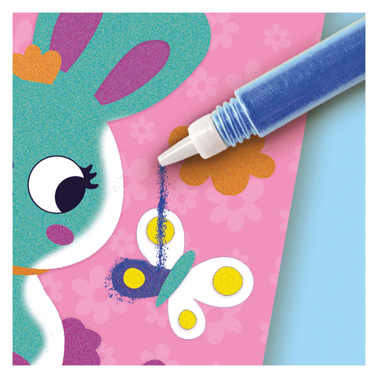 Arte de arena de color SES - Animales del bosque