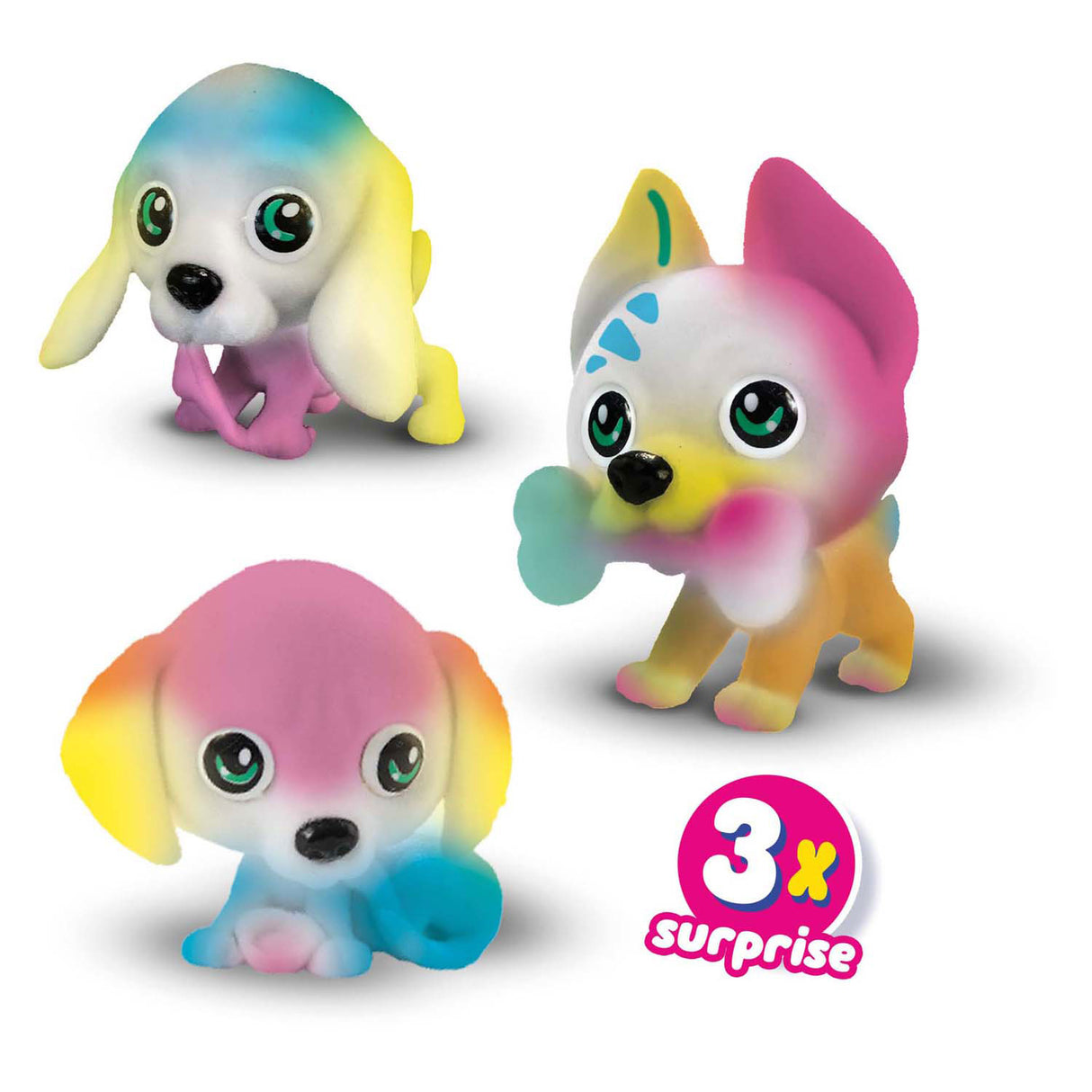 Ses blow airbrush pens - puppies surprise, 3 pcs.