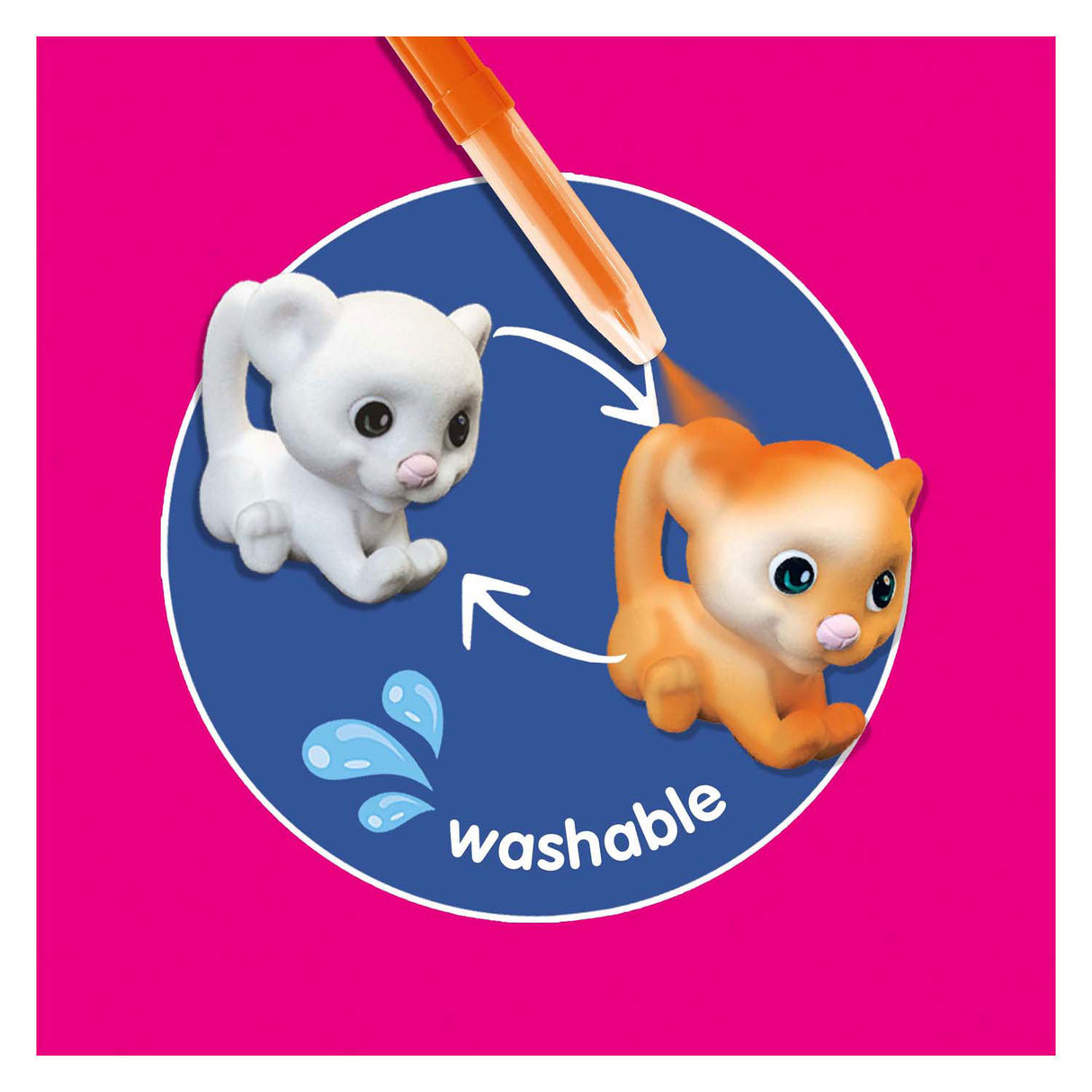 Penne per aerografo Ses Blow - animali safari, 6 pz.