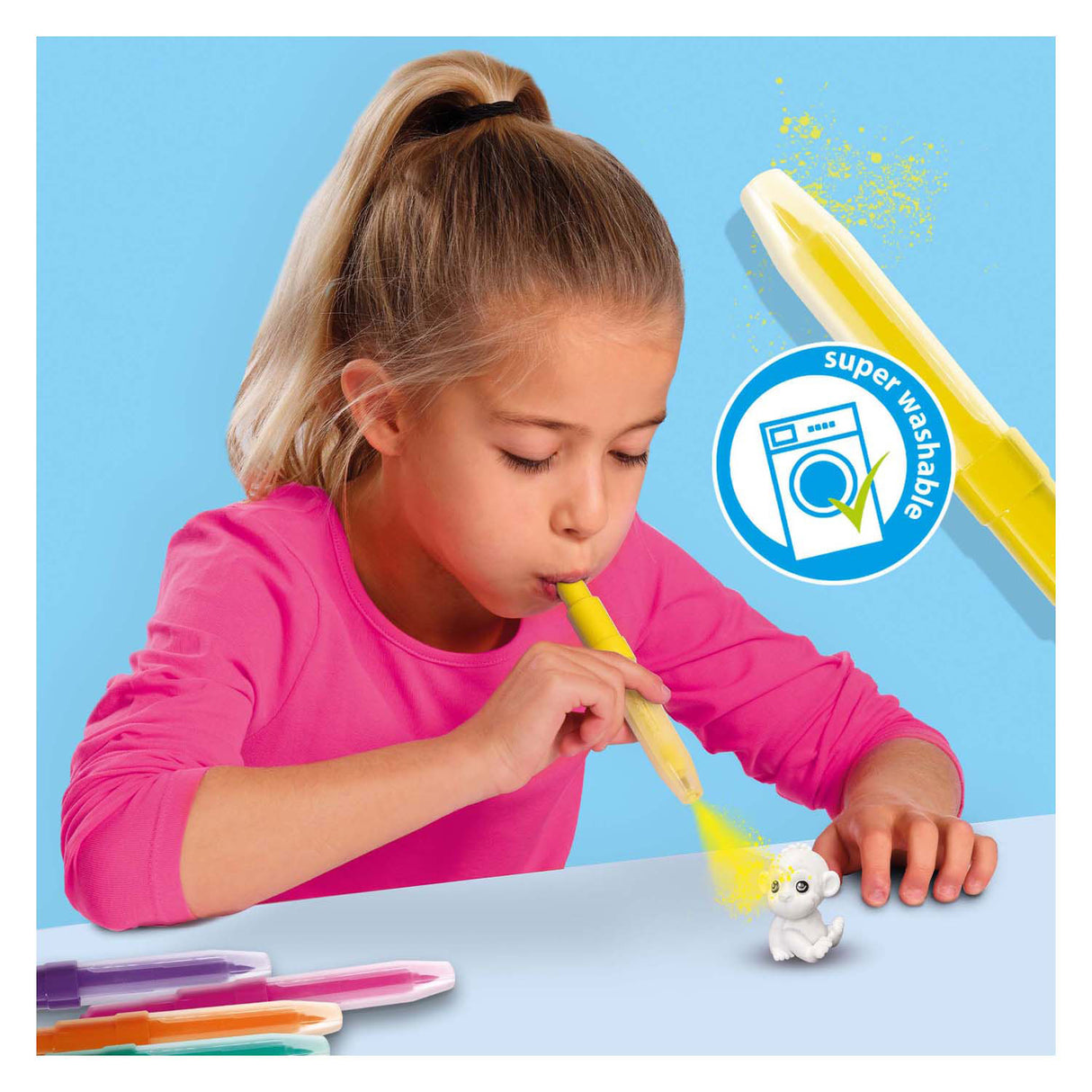 Penne per aerografo Ses Blow - animali safari, 6 pz.